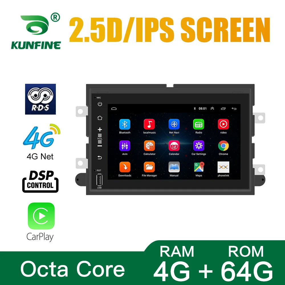 

8 Inch Car Stereo for Ford F150 Fusion Focus Android Octa Core 4GB 64GM Car DVD GPS Navigation Player Deckless Car Radio Carpaly