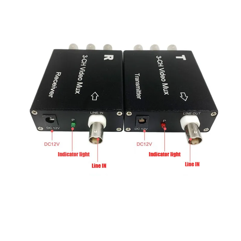 2CH 3CH 4CH Video Multiplexer Support CVBS AHD TVI CVI HD Signal Camera Transmitter Coaxial Multiplexer for Security System