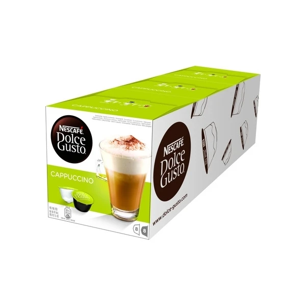 Dolce Gusto Capsulas Cafe Cappuccino Pack 3x16    Capuchino
