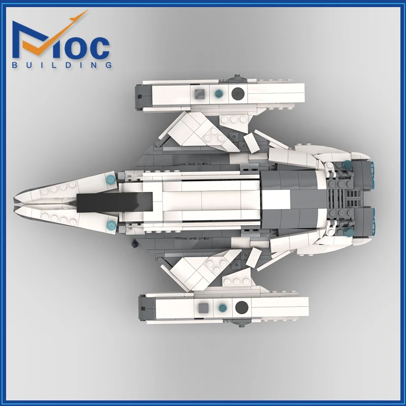 Interstellar Mocha Empire Couier Spaceship Building Block MOC Star Destroyer Assembly DIY Bricks Children Xmas Toys
