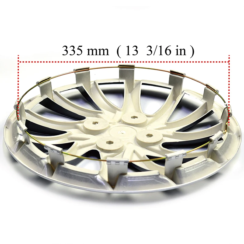 1Piece 14in 388mm Wheel Hub Capr For R14 Rim Center Cover 12  Spoke Clip Refits Styling Hub Caps Car for Universal Accessories