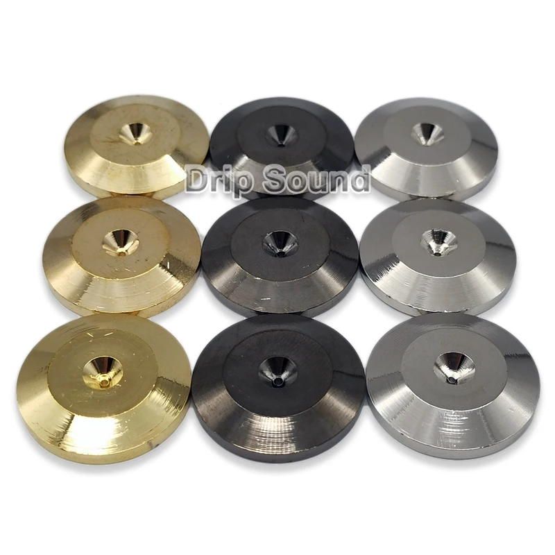 4PCS 25mm Copper Isolation Pad Speaker Spike Floor Stand Speaker Box Cone Base Pad #Three Colors