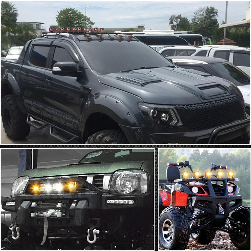 2 inch Motorcycle Fog Light LED Spotlight Headlight 20W Work Light 8D LED Off Road 4x4 For Car Truck ATV Trailer SUV Tractor RV