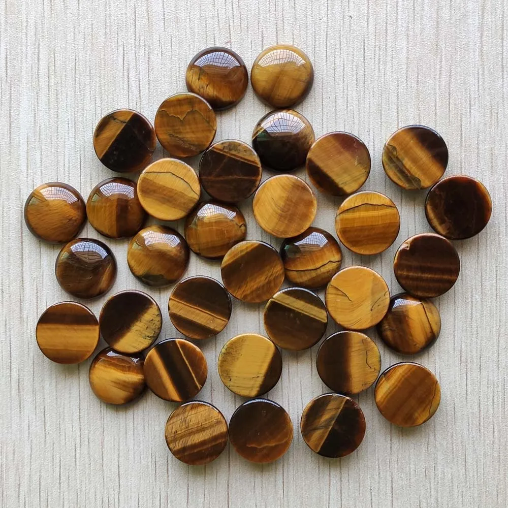 High quality natural tiger eye stone round cabochon 18mm beads for jewelry Accessories making wholesale 30pcs/lot free shipping
