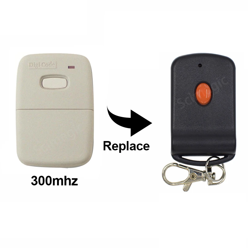 

Digi-Code 5010 1-Button Visor Gate Garage Door Remote Control DigiCode DC5010