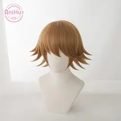 Chihiro Fujisaki Cosplay Wig Danganronpa Game AniHut Cosplay Hair Synthetic Heat Resistant Women Hair Fujisaki Chihiro