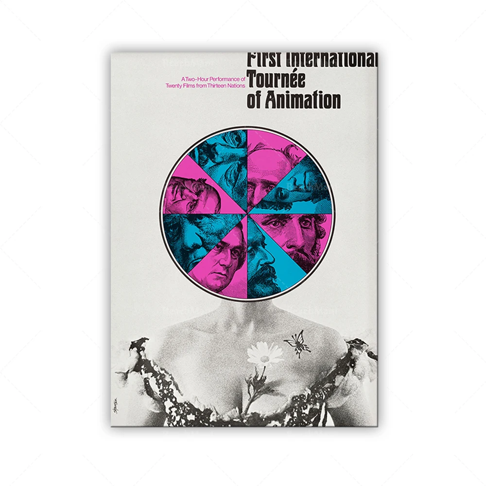 Vintage exhibition poster | retro poster | art print