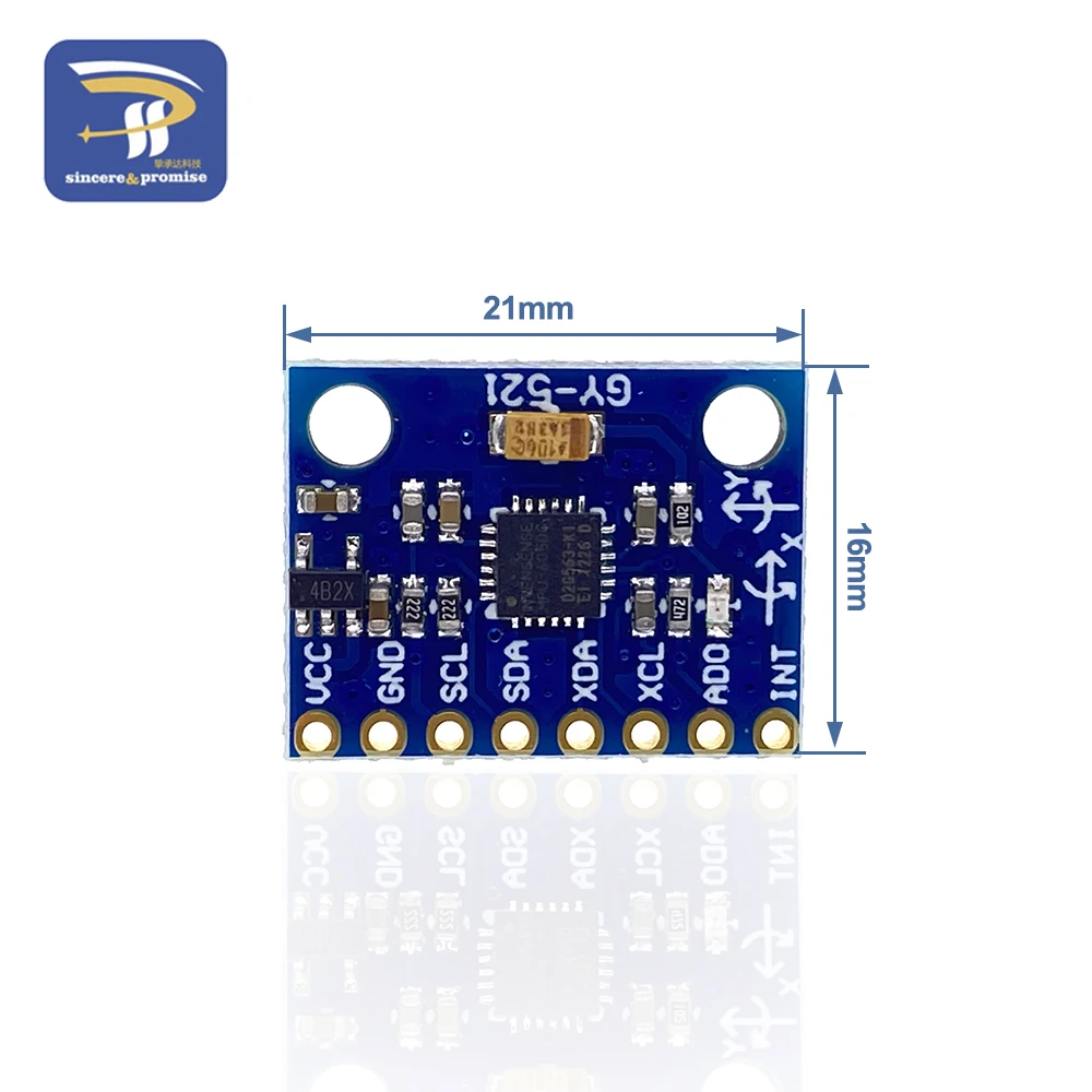 1Set IIC I2C GY-521 MPU-6050 MPU6050 3 Axis Analog Gyroscope Sensors + Accelerometer Module For Arduino With Pins 3-5V DC