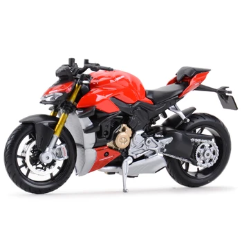 Maisto 1:18 Ducat Super Nu V4 S Veículos estáticos fundidos sob pressão, hobbies colecionáveis, modelo de motocicleta, brinquedos