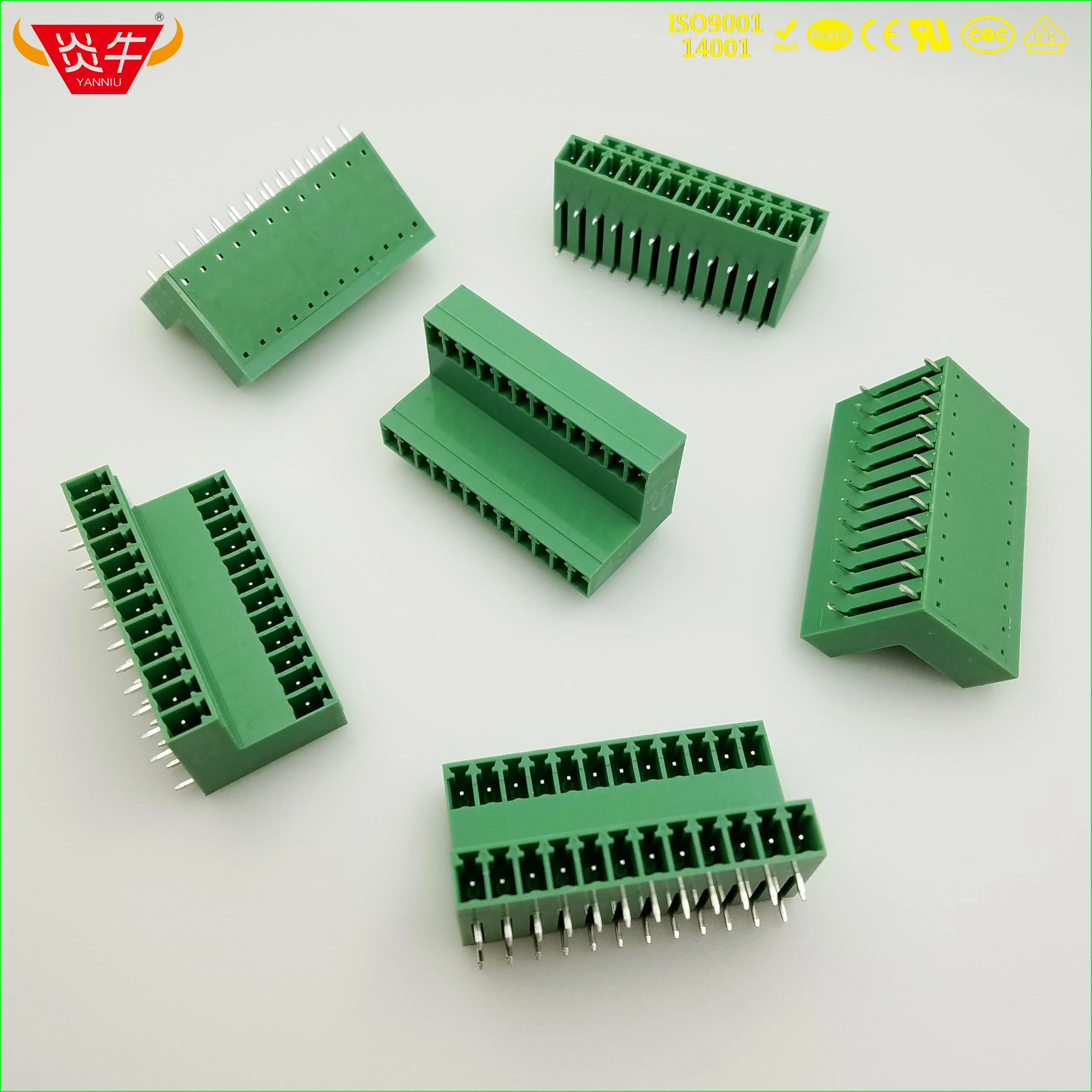 50Pcs KF2EDGRT 3.81mm 2P-12P PCBPLUG-IN TEMINAL BLOCKS  15EDGRT 4PIN ~ 24PIN MCD 1,5/ 2-G-3,81 - 1829950 PHOENIX CONTACT DEGSON