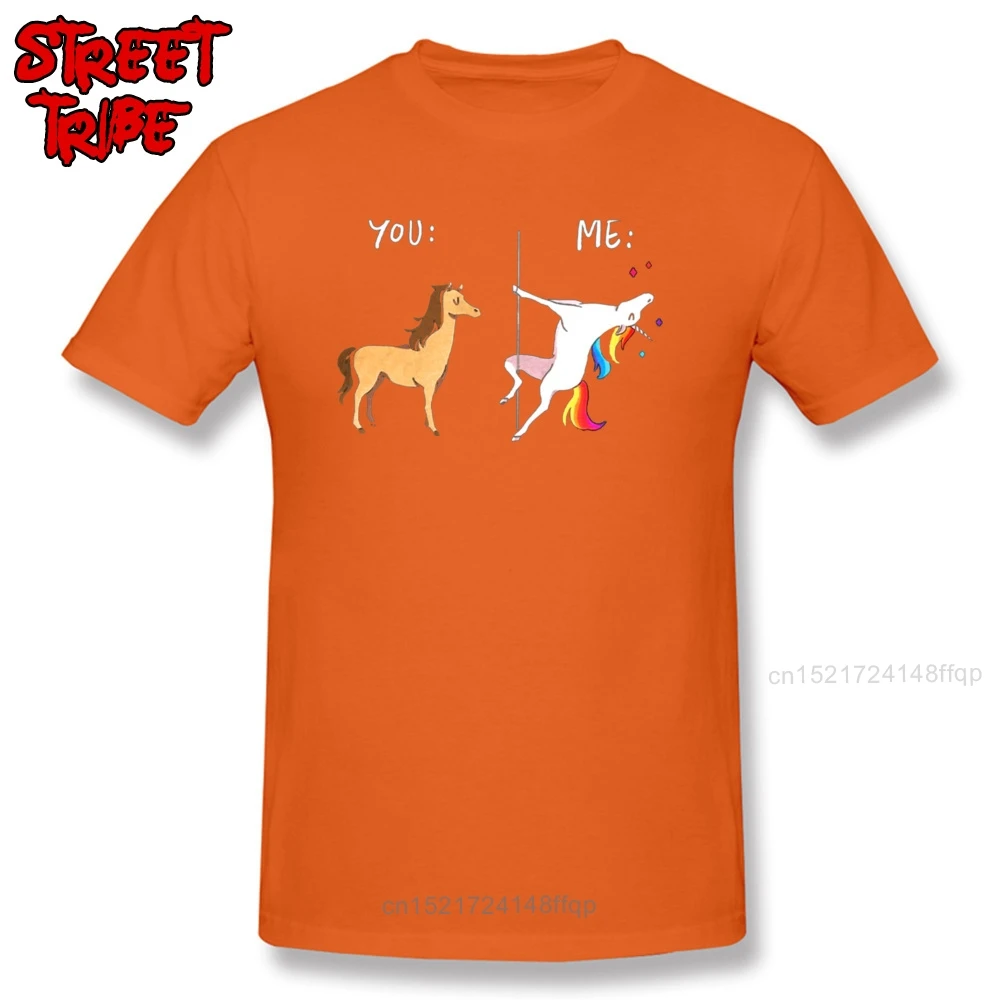 Maglietta divertente magliette da uomo fantastiche Me Unicorn You Horse Tshirt Hip Hop Pole Dancing maglietta per adulti magliette da strada