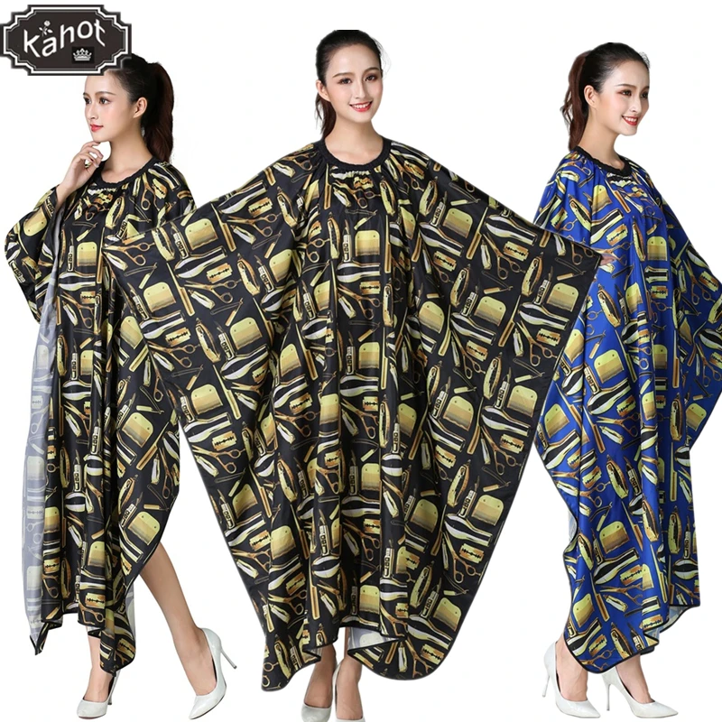 Salon Professional Hair Styling Cape,Hair Cutting Coloring Styling Retro Waterproof Cape Hairdresser Barber Capes Wai Cloth