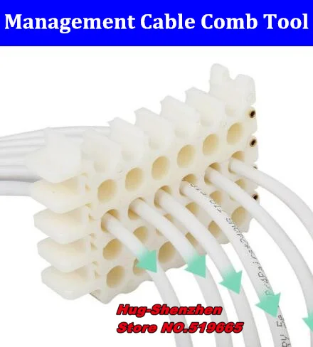 

25/30/42/64/72 hole Module network cable management comb room finishing beam combing machine Cat5/ Cat6 wire cable organizer row