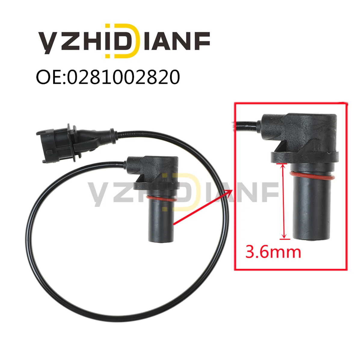 

1x high quality Crankshaft Position Sensor For MAZDA- BT50 FORD- RANGER- 0281002820 WLBD18221A WLBD18221 WLBD-18-221