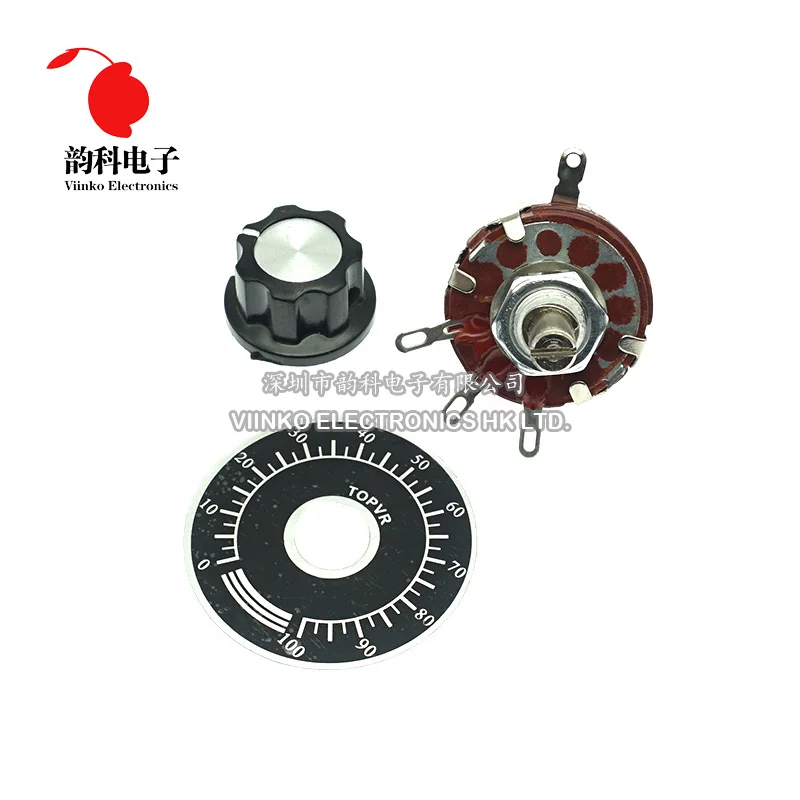 Kit de bricolage avec potentiomètres 1a 2W, 1 ensemble, WTH118, 1K, 2.2K, 4.7K, 10K, 22K, 47K, 100K, 470K, 1M ohm