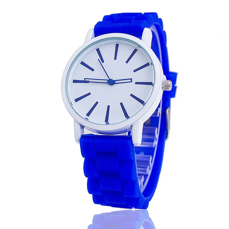 Pop Pop products listed female outdoor leisure Vogue silica gel quartz watch  women watches top Nice Plush Plush Nice