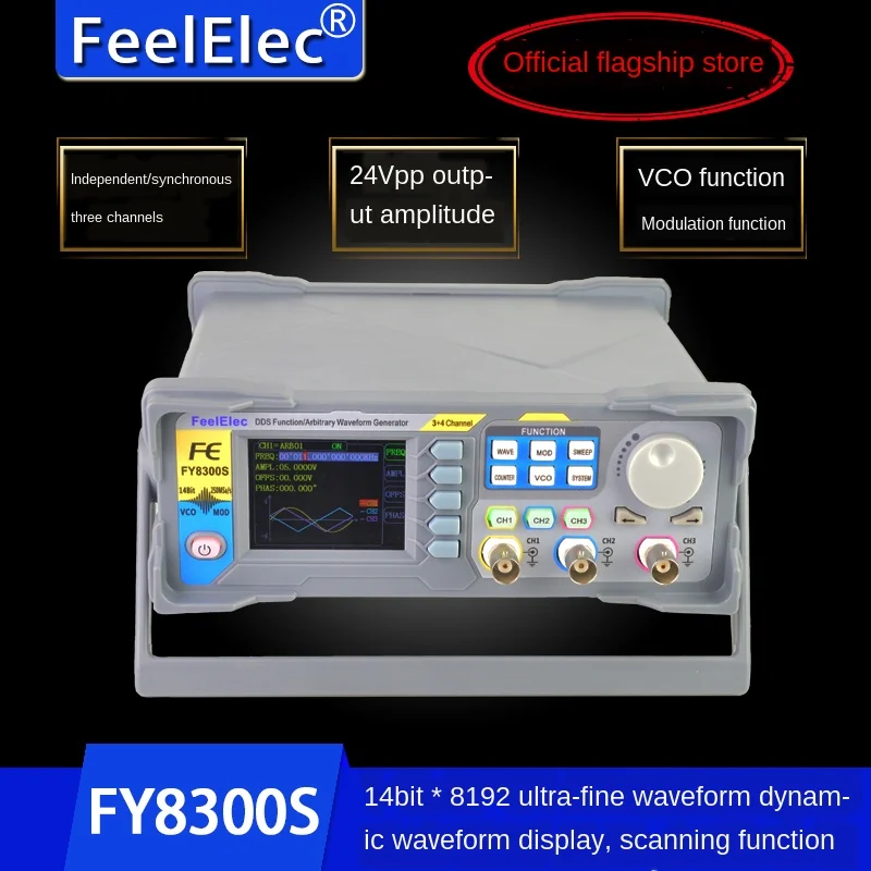 three-channel function / arbitrary waveform signal generator  four-way TTL level output