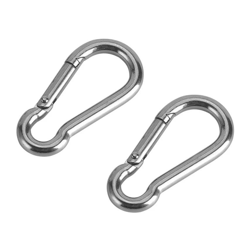 Ganci da soffitto per montaggio amaca in acciaio inossidabile Staffa per altalena a trapezio Ganci per sedia sospesa per yoga aerea amaca