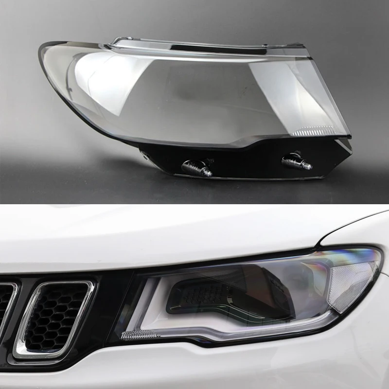 

Car Headlamp Cover Replacement Auto Shell Cover Car Headlight Lens For Jeep Compass 2017 2018 2019