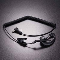 2.5mm G-hook Earphone Headset 1 Pin for Motorola GP2000 ICOM IC-U16 for Police Military Bodyguards