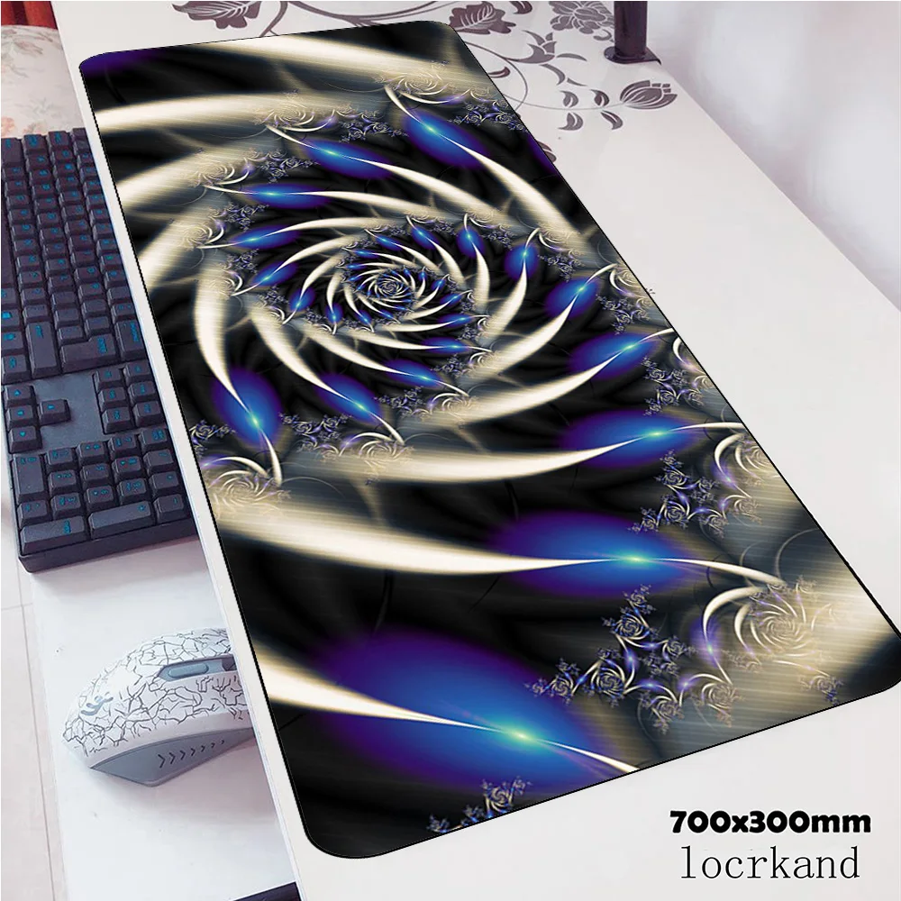 Swirl Abstract mousepad New arrival gaming mouse pad computer 800x300x3mm gamer accessories mat thick laptop desk protector pads