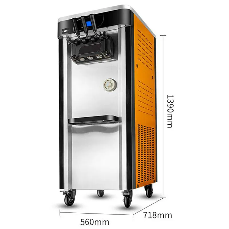 Best seller automatic soft ice cream vending machine