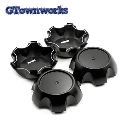 4pcs 133mm 125mm Car Wheel Center Hub Caps  For C-1008-4 6 Lugs Rim Hub Cover Styling Refit  Auto Accessories Black