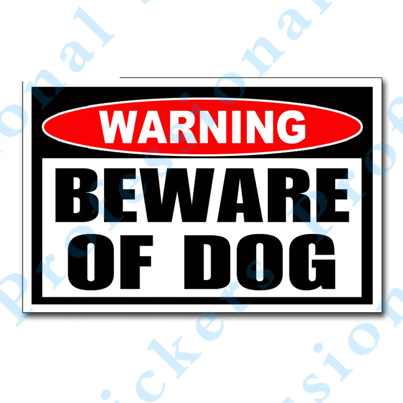 Funny  Stickers Beware of Dog Sticker Warning Caution Animal Security K9 Pet Door Window Decal Motorcycle Vinyl Decals