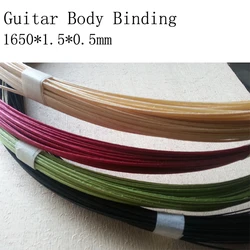 Encuadernación de cuerpo de guitarra, tablero superior de guitarra, línea decorativa, madera maciza de varios colores, 20 piezas