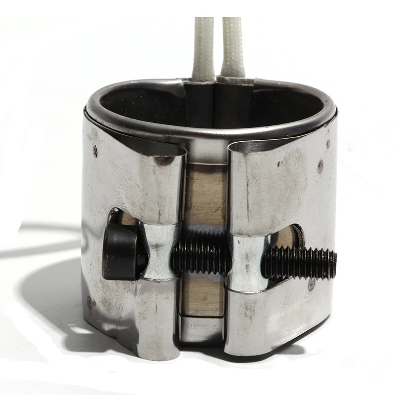 LUJINXUN Mica Band เครื่องทําความร้อนสแตนเลส 25x25 มม./25x30 มม. (IDxH) AC220V 60 W/70 W สําหรับเครื่องฉีดพลาสติก 2 pcs