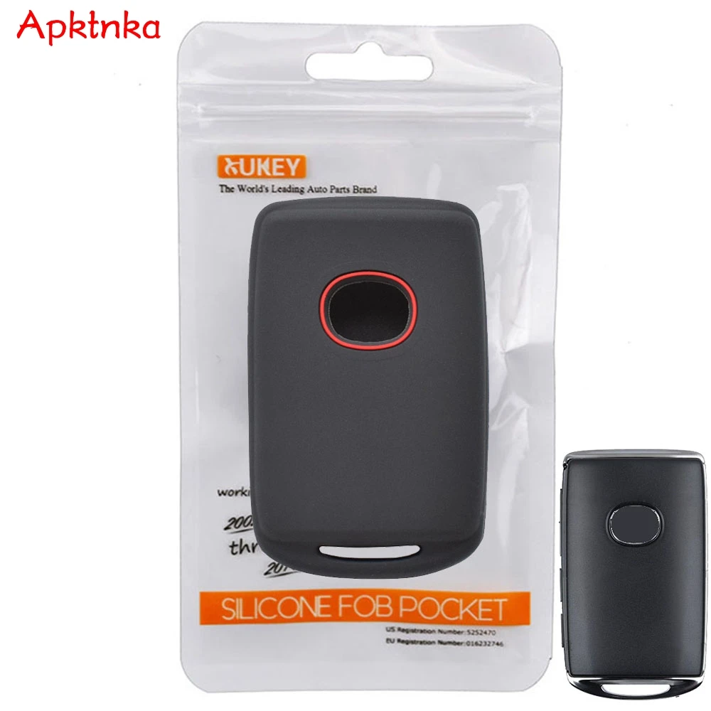 Apktnka Remote Key Case For Mazda 3 Alexa 2019 2020 Sedan Hatchback Silicone Key Fob Shell Cover Skin Jacket Sleeve