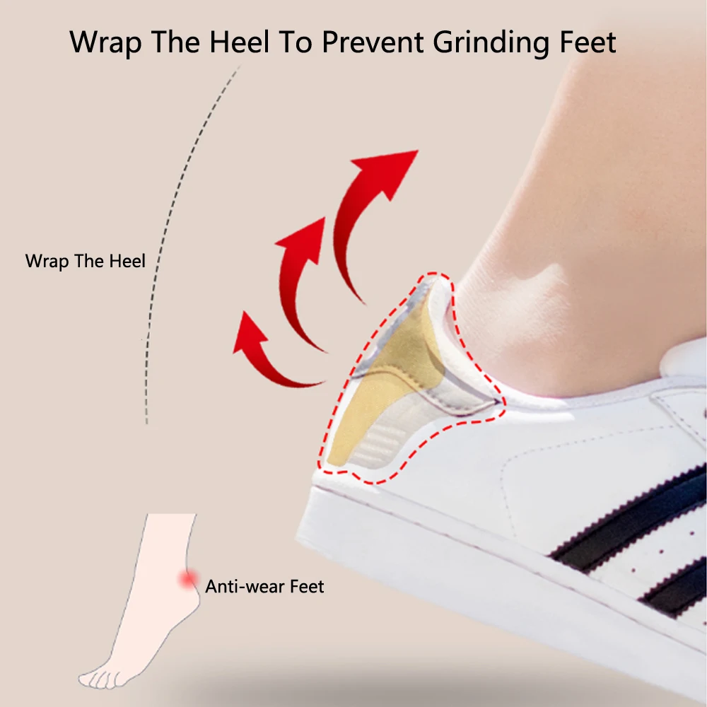 Insoles for Shoes Men Women Sneakers Heel Protector Cushion Insert Sports Shoes Lining Pain Relief Stickers Foot Heel Shoe Pads