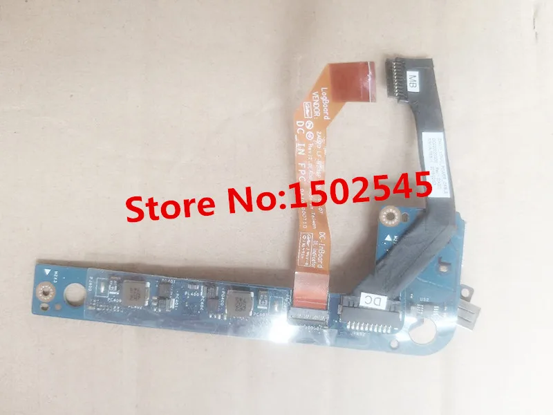 Dla DELL latitude 13 7350 E7350 laptop płyta USB interfejs zasilania pokładzie z kabel płaski LS-B336P LS-B335P DC020020G00 CN-A14891