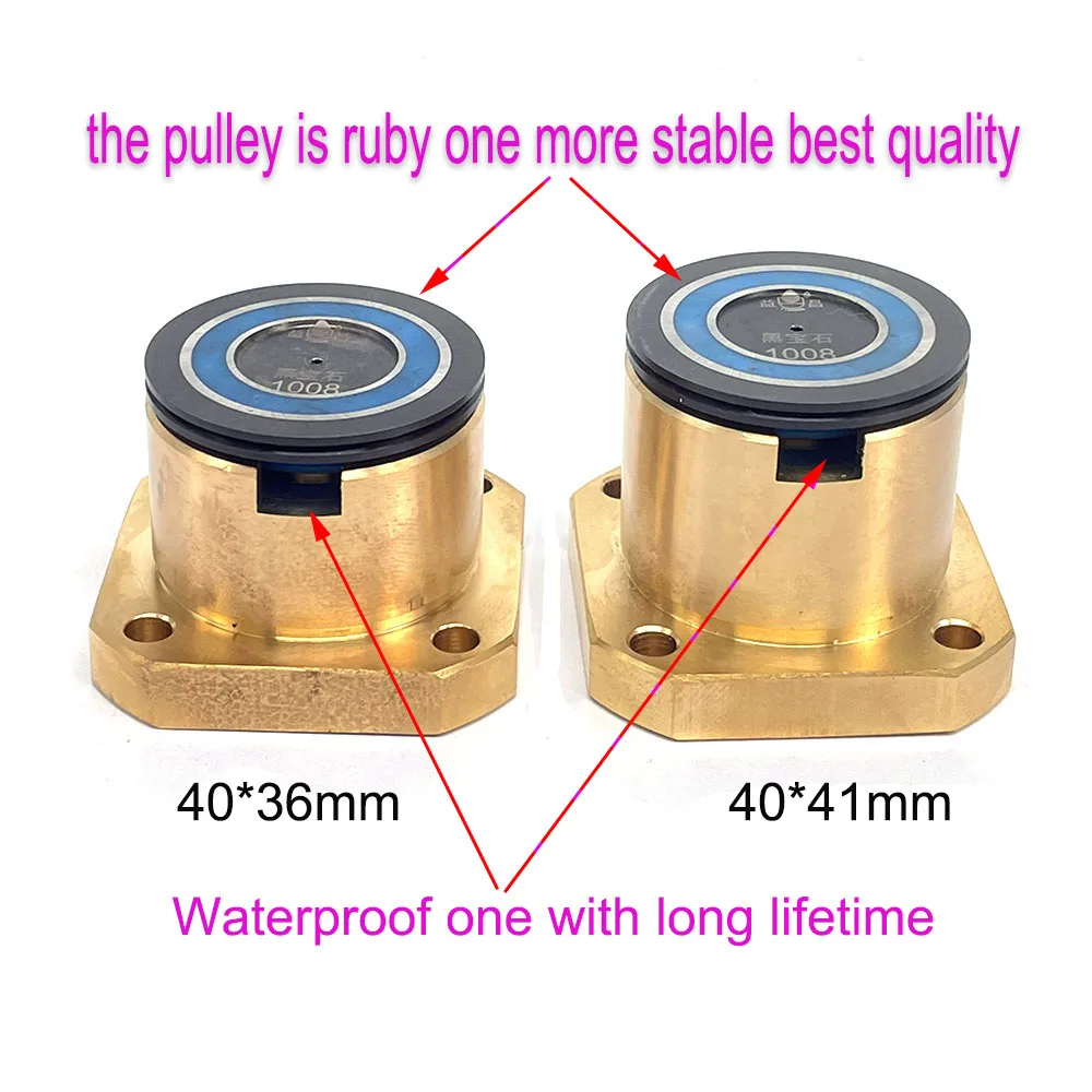 WEDM Wire Cuts Pulley Roller 1008 Diamond Guide Wheel Assembly OD40*L36/41mm for WEDM Wire Cutting Machine