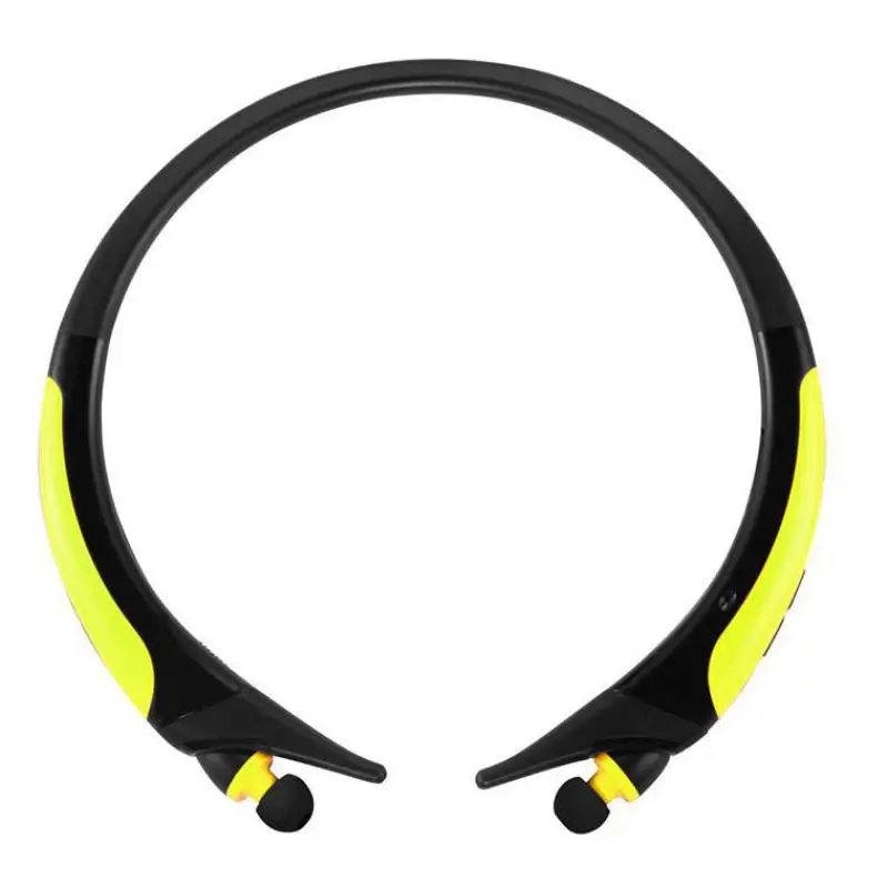 HBS 850S Neck Hanging Type Sports Running Listening to Music Wireless Bluetooth Headset Cable Retractable Sports Earphones