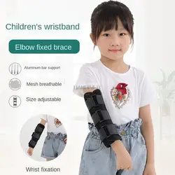 Splint braces for fracture of the arm in children with injury strap equipment elbow protectors to protect straight elbows