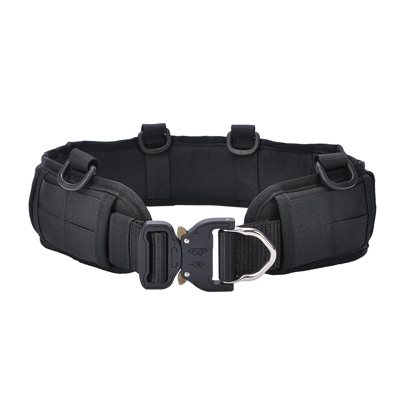 

Outdooor War Military Tactical Molle Belt Men's oxford Belt Hunting Comfortable Airsoft Belt Combat Soft Padded Adjustable Pasek