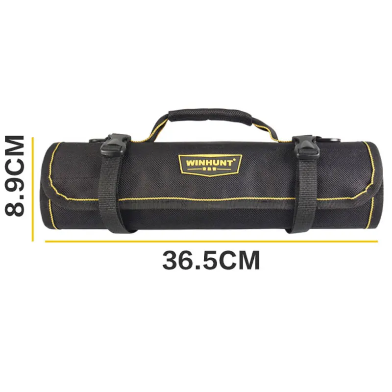Socket Wrench Tool Roll Up Bag Oxford Cloth Multifunction Electrician Tool Roll Pouch Organizers Holder Tool Belt