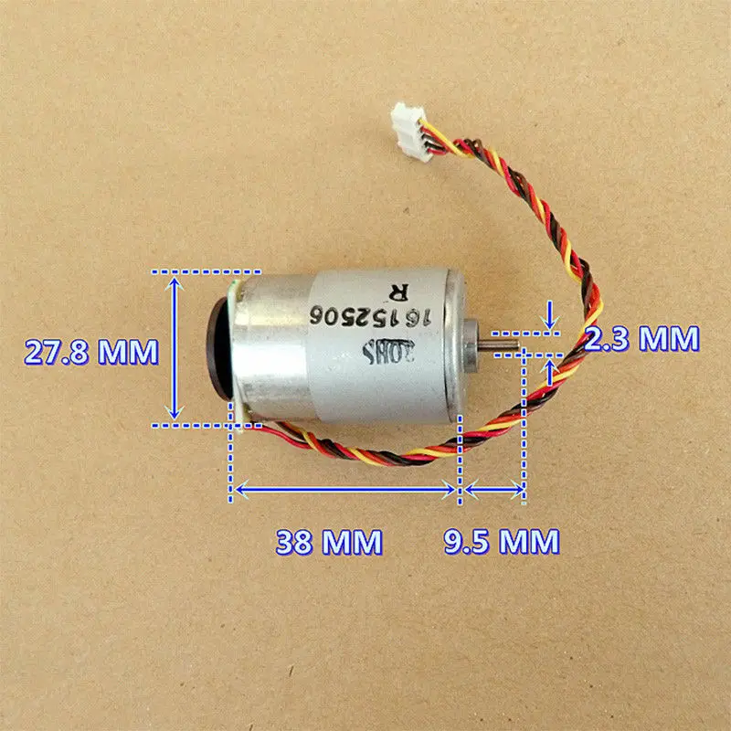 Micro RS-385 DC Motor With Speed Encoder Disk 12V 24V 10800RPM
