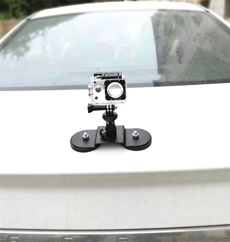 Rubber Magnetic Magnet Car Suction Cup And Tripod Mount Adapter For Insta360 OneX2 Gopro Hero 9875 Sony SJ4000 Sj8/9/10 H9 Mijia