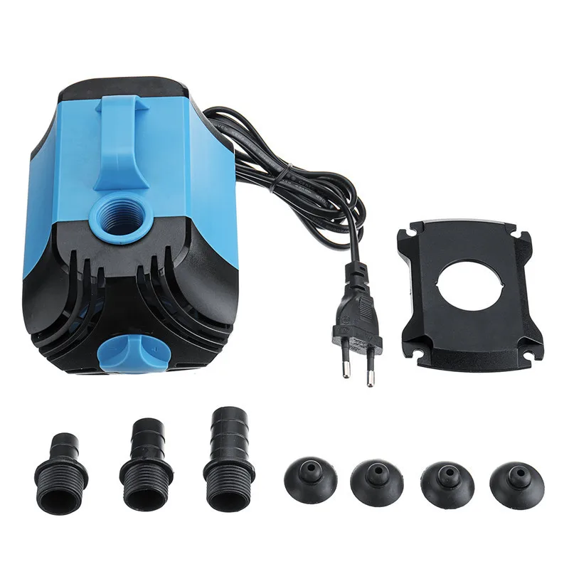 10/20/30/40/50/60W Multifunctional Aquarium Water Pumps Tank Pond Pool Fountain Pump 220V Waterproof Submersible Pond Water Pump