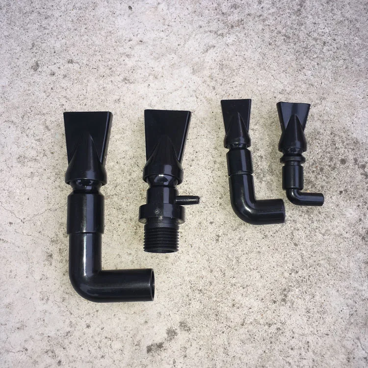 1PC Black Aquarium Tank Pump Duckbill Water Outlet Nozzle Duckbilled Return Pipe Fitting Size S/M/L High Quality