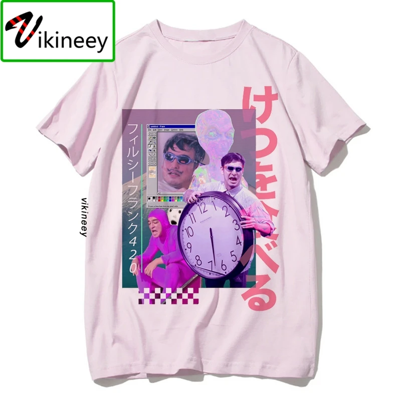 vaporwave T Shirt Fashion Sad Girl Retro Japanese Anime Men tshirt aesthetic Tops t-shirt Tee Shirt Harajuk Camisaswomen