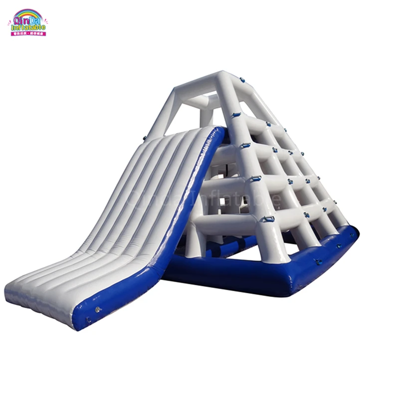 Floating Inflatable Water Climbing Tower Toys With Slide/Inflatable Floating Water Toys For Water Park