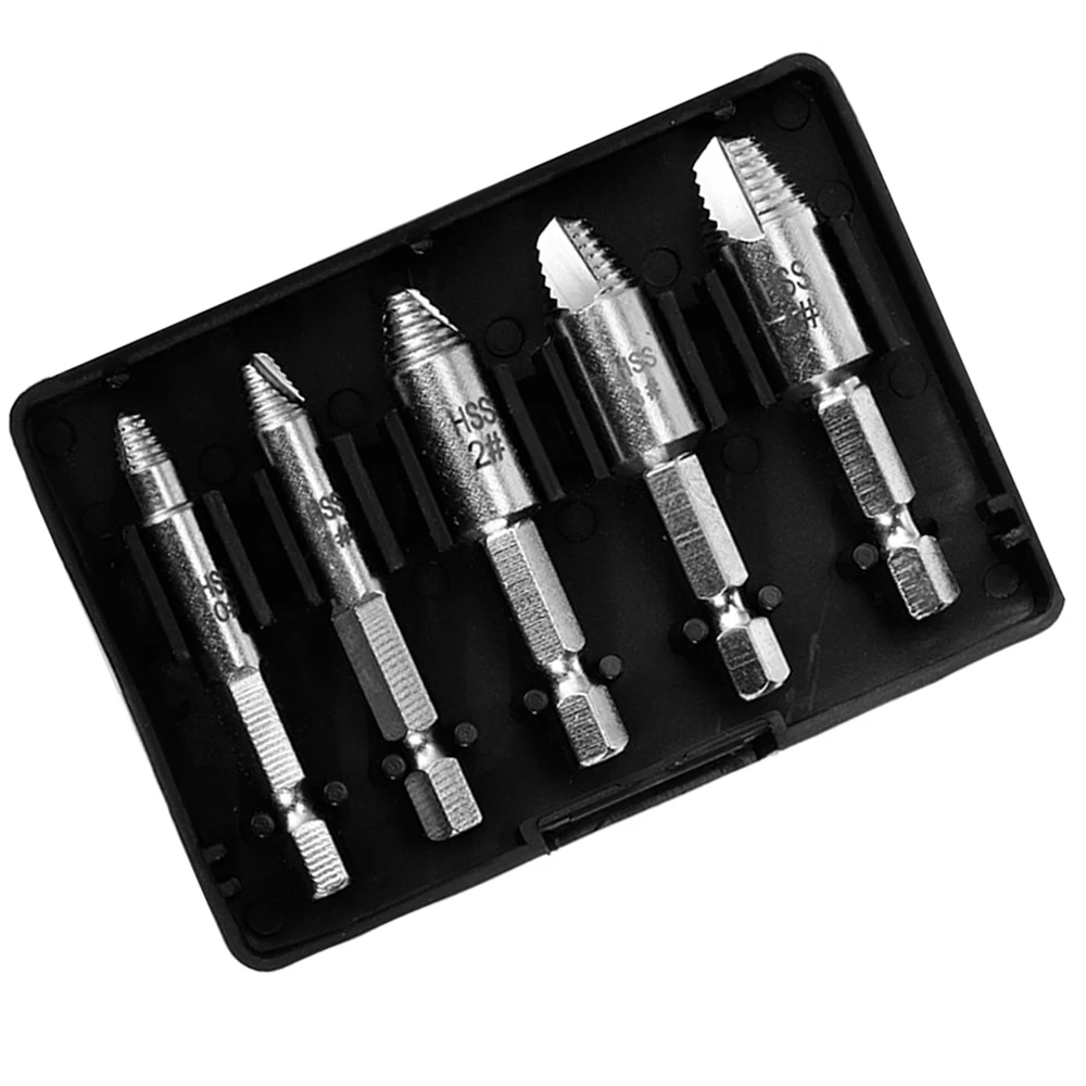 Easy Speedout Stripped Remove Damaged Screw Extractor Set Hex Shank Case Easy Taking Out