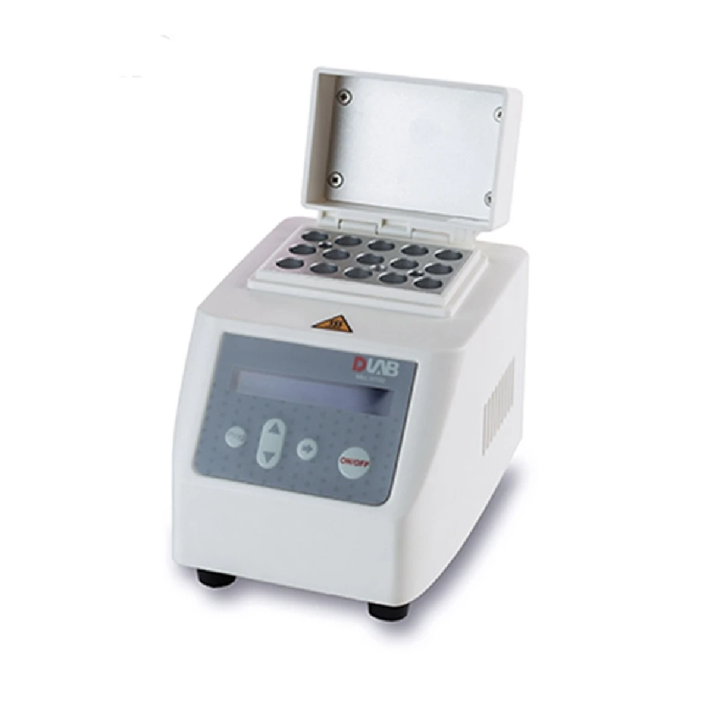 MiniH100 Laboratory Heating Mini Dry Bath Electrical Microbiology Thermostat Incubator With Sensor PCR 8 Strips Block