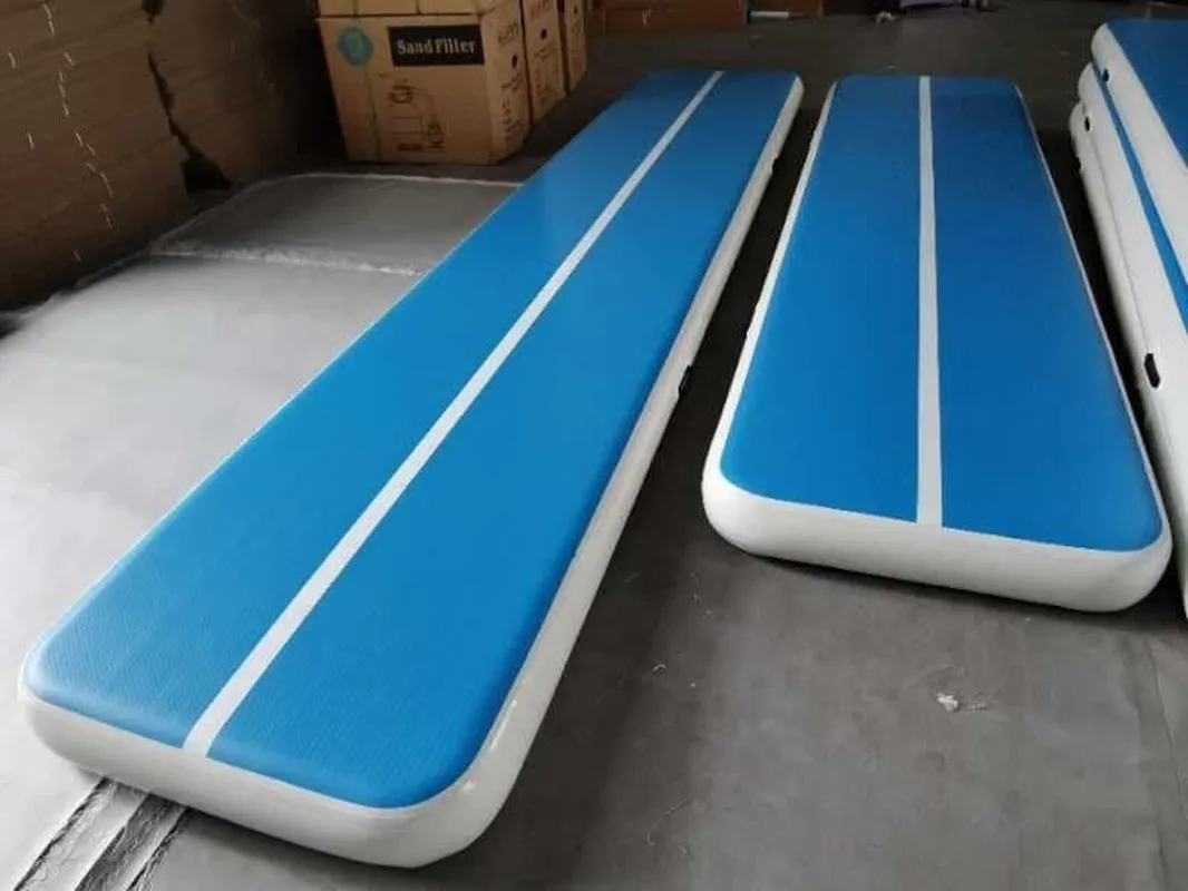 จัดส่งฟรี 5x2 m Inflatable Air Track, เสื่อยิม Tumble Track Inflatable Airtrack สําหรับเด็ก Home Edition