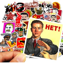 10/30/50PCS Mixed Soviet Union Stalin USSR CCCP HET Sticker Waterproof Skateboard Guitar Luggage Motorcycle Cool Sticker Kid Toy