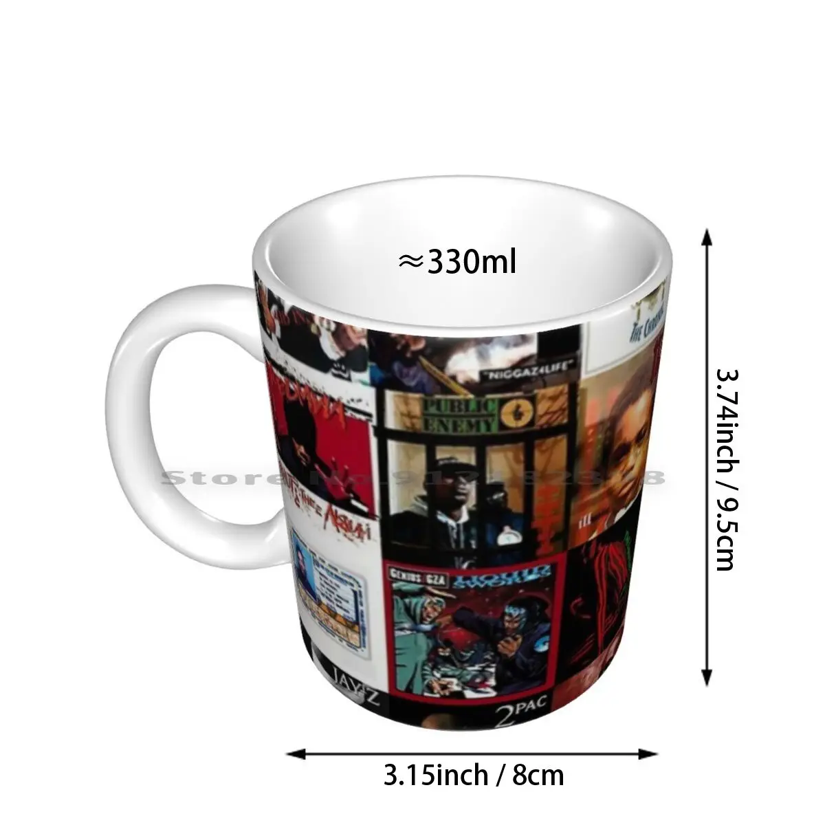 90's Hip Hop Ceramic Mugs Coffee Cups Milk Tea Mug 90s Hip Hop Dctr Hip Hop Rap Hiphop 90s 1990s Music Creative Trending