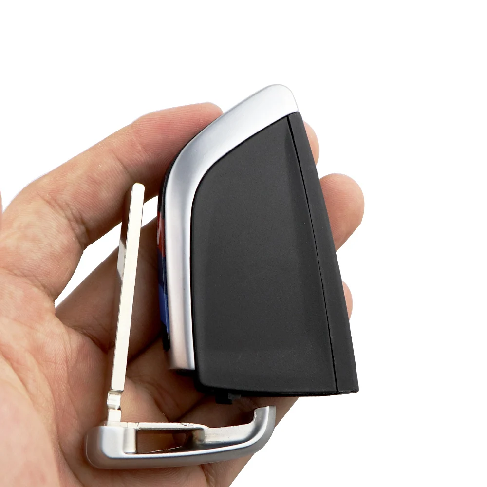 YIQIXIN Remote Smart Card Key 3/4 pulsanti Shell Case per BMW 1 2 3 4 5 6 7 Series X1 X3 X5 X6 X5M X6M F Class Fob Insert Blade